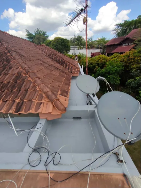 P.U. Waterproofing Coating C/W Fibre Mesh